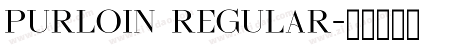 Purloin Regular字体转换